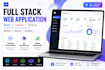 build a custom full stack website using laravel, react and node js