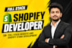 build shopify store, shopify website design or custom shopify theme
