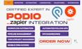 setup podio real estate custom workflow automation crm zapier n8n integration