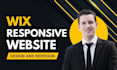 make professional custom and responsive wix site