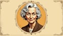 design creative old lady logo with unique concepts