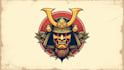 design outstanding samurai mask logo with express delivery