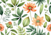create a botanical watercolor illustration