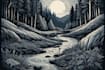 create artistic linocut illustration with fast delivery