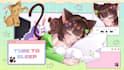 design vtuber stream overlay in cute anime style for twitch, youtube streaming
