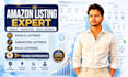 create amazon fba listing professionally, bulk listing and variation