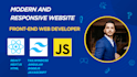 be your front end web developer and designer