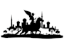 draw vector silhouette black and white