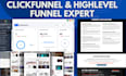 design sales funnel on clickfunnel and highlevel