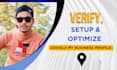 setup, verify, optimize google my business gbp profile