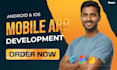 do mobile app development, android and ios app in flutter