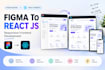 convert figma to react js responsive website