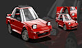 draw car vector illustration into vector chibi style