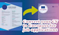 create a europass CV for eu work and visa applications