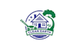 design creative landscape and window cleaning logo