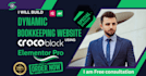 do full bookkeeping website with crocoblock, elementor tax accounting website