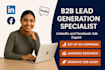 b2b lead generation via linkedin and facebook ads for your saas or brand