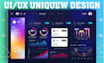 website ui ux design, morden mobile app ui ux design