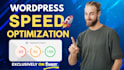 do wordpress website speed optimization, improve page speed