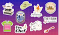 create cute customized stickers with illustration