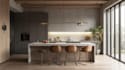 create your kitchen layout design and cabinet rendering