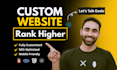 design custom website on wordpress with SEO optimize