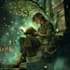 draw detailed dark art fantasy book cover,ebook illustration