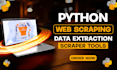 do python web scraping and create custom web scraper tools