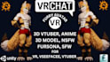 3d vrchat avatar furry avatar 3d vtuber model second life avatar vrc nsfw model