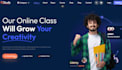 design lms educational website institute website education lms elearning website