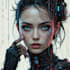 do a cyberpunk anime art