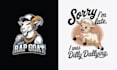 make creative mascot sheep goat logo
