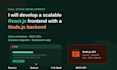 develop scalable full stack apps using react js and node js