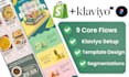 do klaviyo email marketing automation flows setup