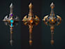 draw fantasy dnd weapon art for your game