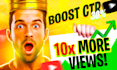 create click worthy youtube thumbnails to boost your CTR