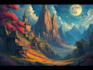 create fantasy landscape concept art
