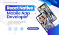 develop ios and android mobile app using react native, expo