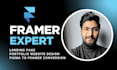 design modern framer website as framer expert and developer