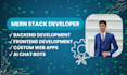 build your websites as full stack  developer using mern