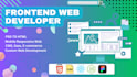be your frontend web developer for design, rebuild, bug fixing