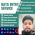 do fast and reliable data entry, web research, and file conversion