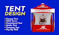 design a trade show canopy tent