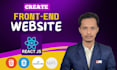 be front end developer using tailwind CSS and react