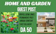 publish  home, garden and plants guest posts on uk blogs