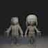 make 3d character game optimized characters for you