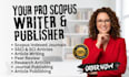 write publish article in scopus indexed journal