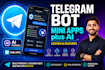 build telegram mini app and ai agents using python