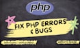 fix php issue or develop a custom website