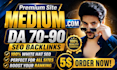 write and publish article on linkedin,com and medium,com seo premium guest post